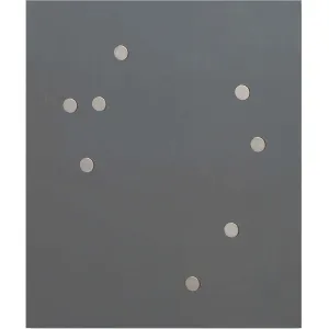 Quartet Matrix® Magnets, Disc Shape, Silver, 50 Pack