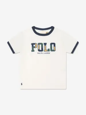 Ralph Lauren Boys Polo T-Shirt in White