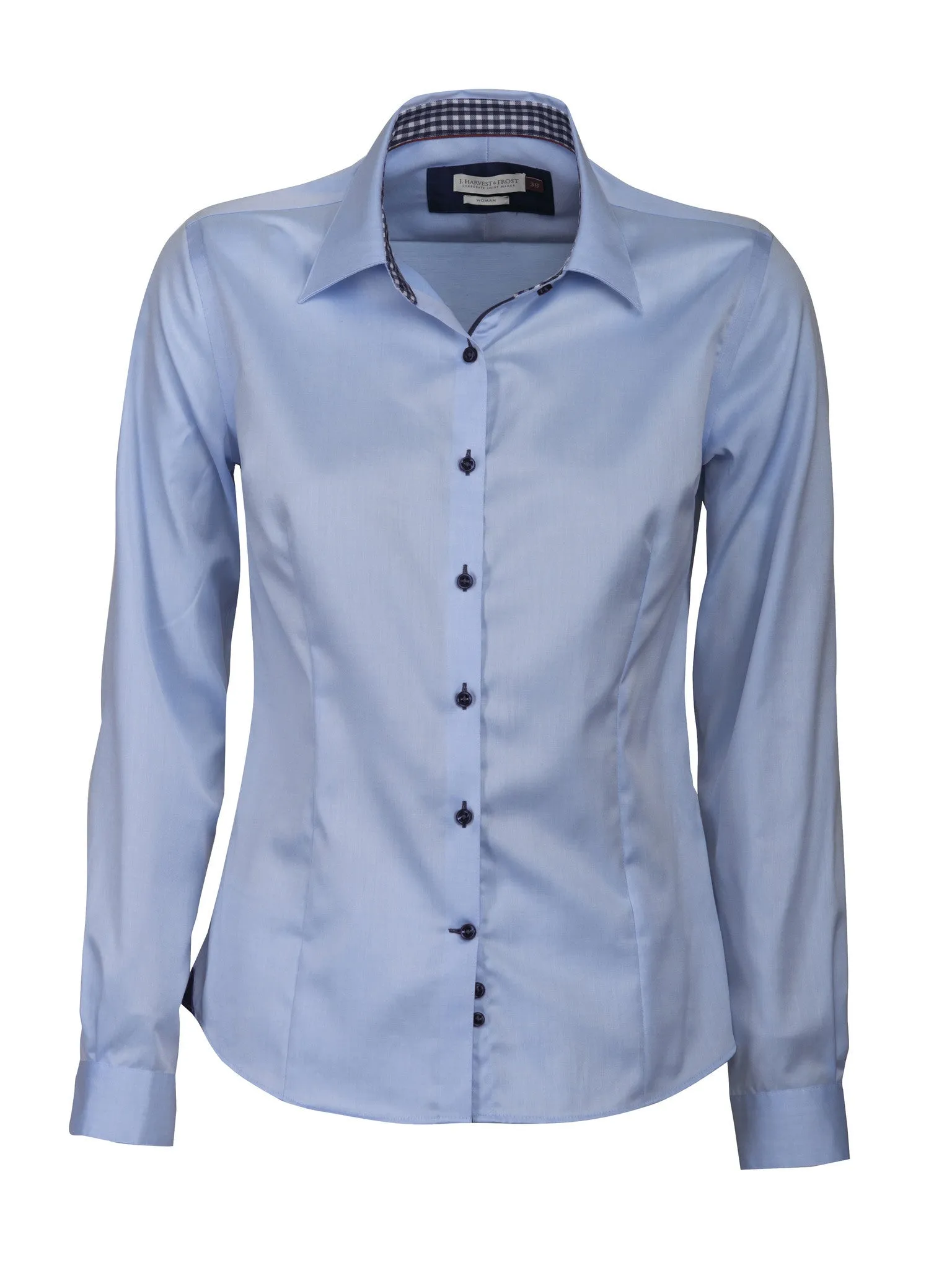 Red bow 20 Woman Sky blue/Navy Non-Iron