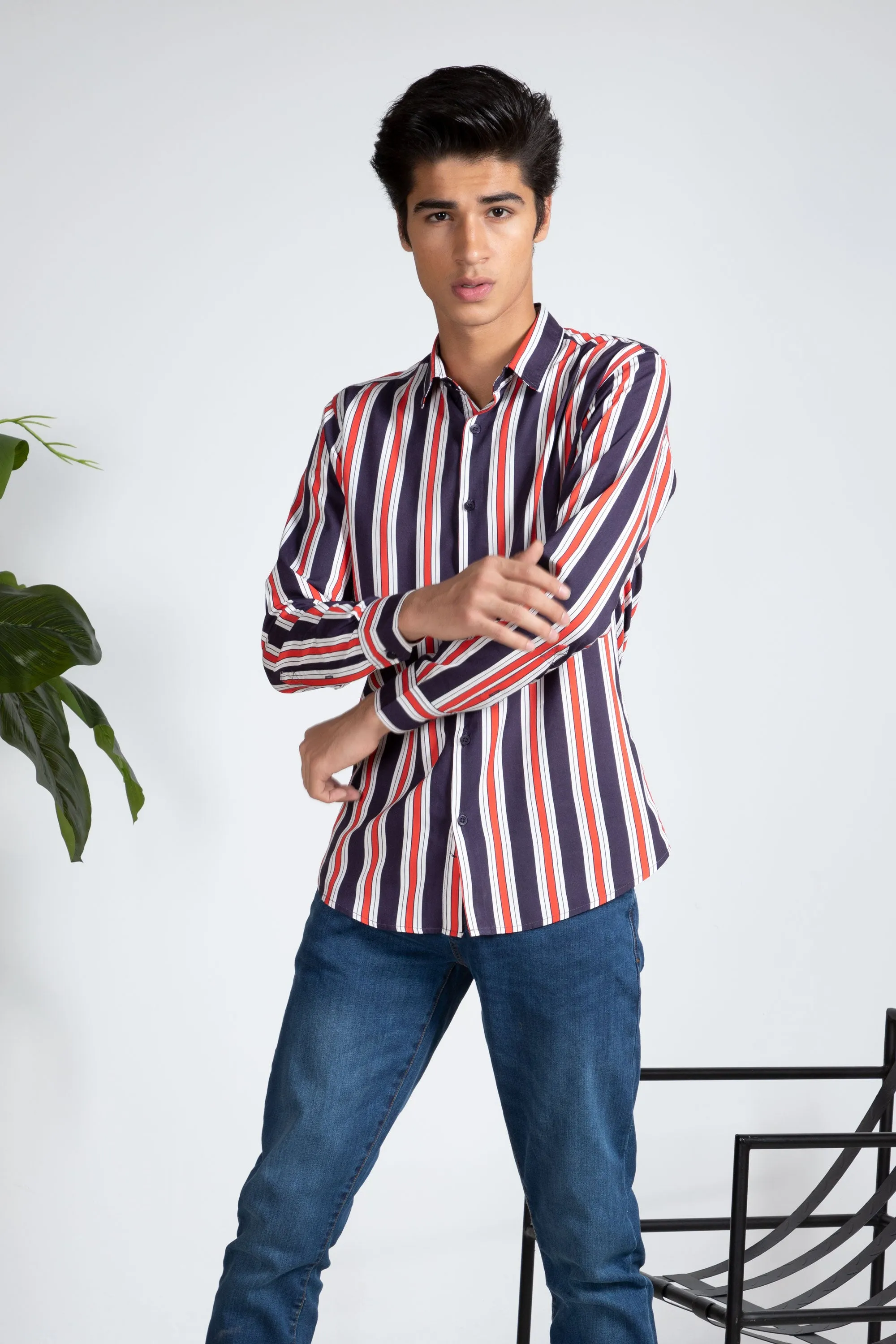 Red Striped Shirt