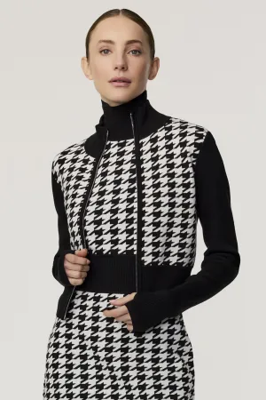 Reece Houndstooth Cardigan