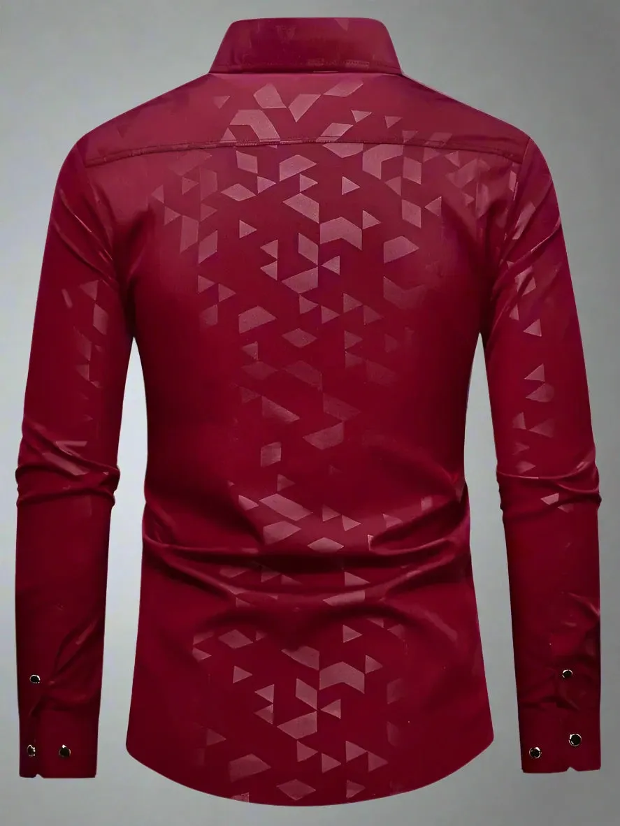 Rhaister – Long Sleeve Button Down Shirt for Men