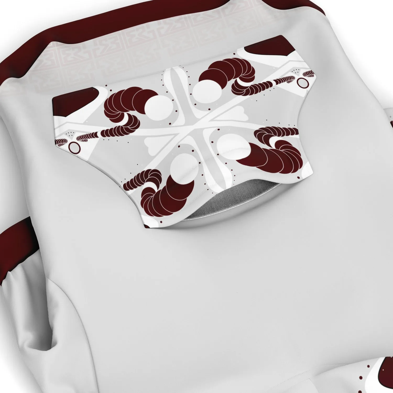 Rose Maroon Zip-Up