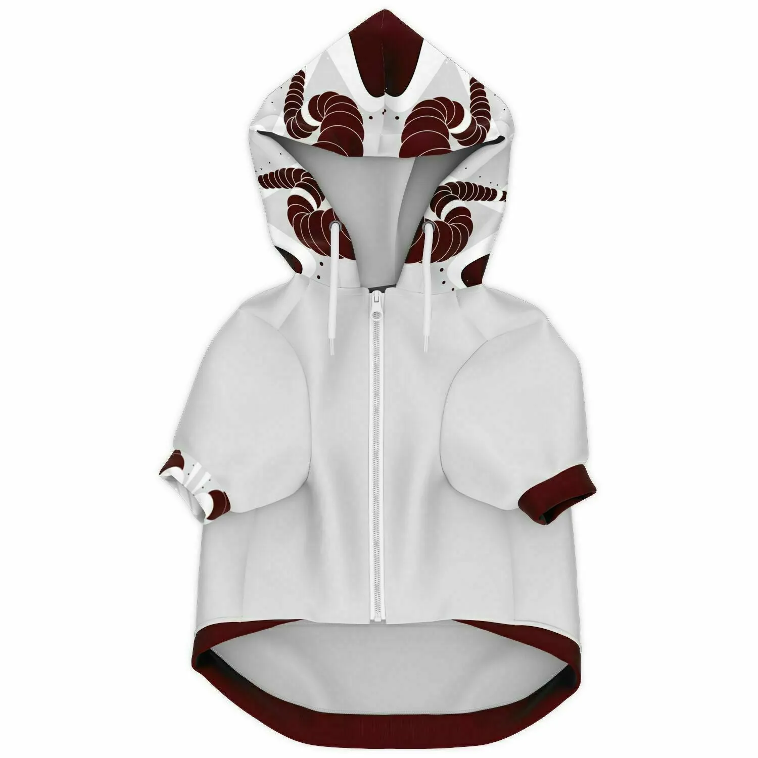 Rose Maroon Zip-Up