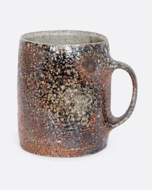 Rust and Brown Hand Thrown Mug