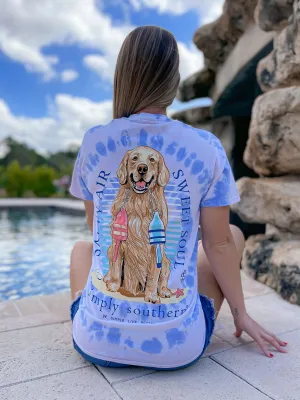 'Salty Air, Sweet Soul' Short Sleeve Tie Dye Tee by Simply Southern