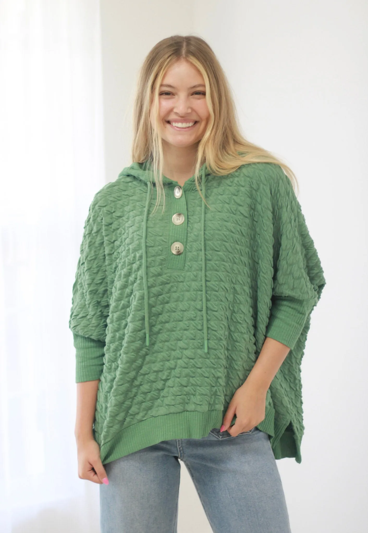 Saturday Puff Top in Sage