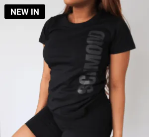 SCHMOOD Staple Tee - Black/Raven