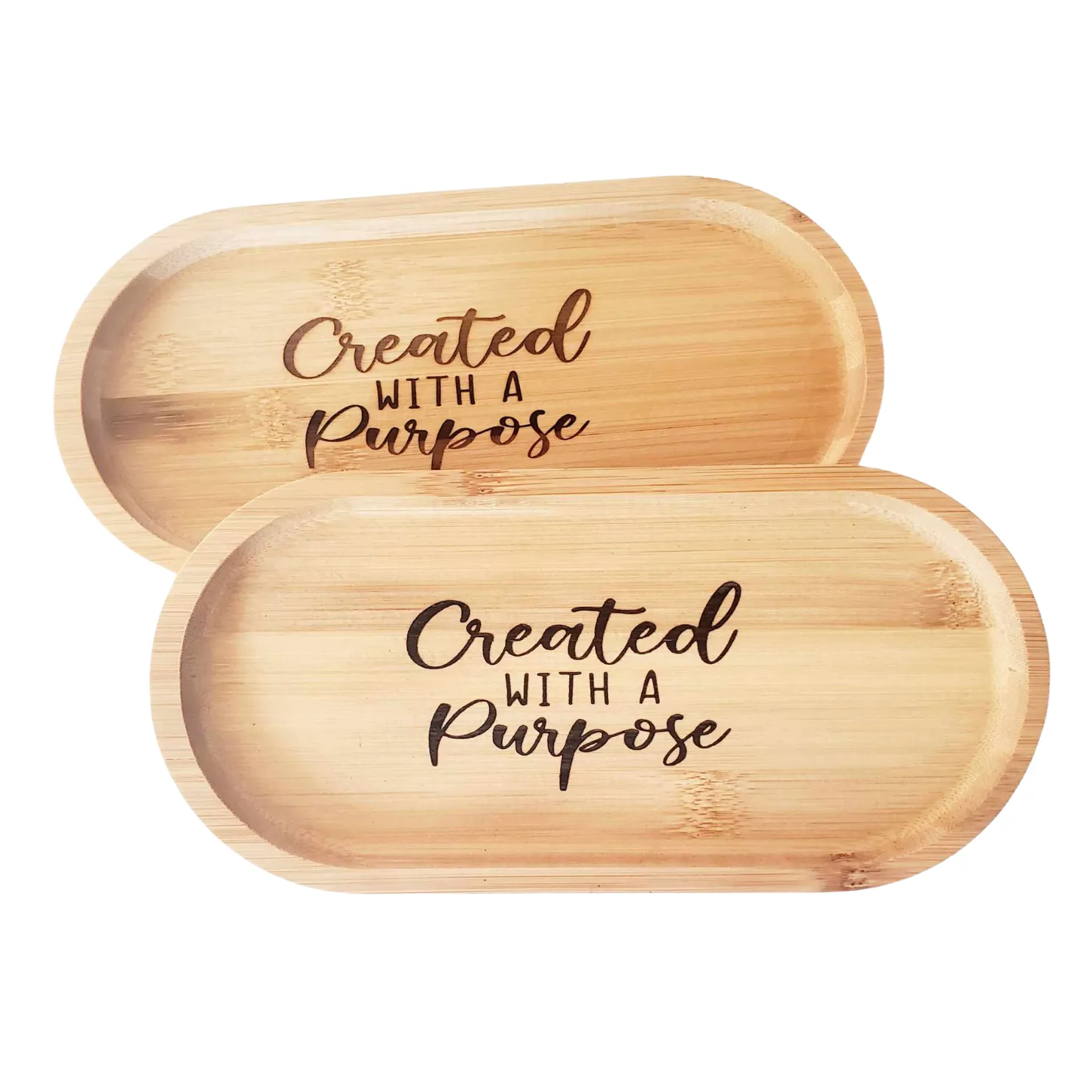Scripture & Inspirational Bamboo Valet / Jewelry Tray