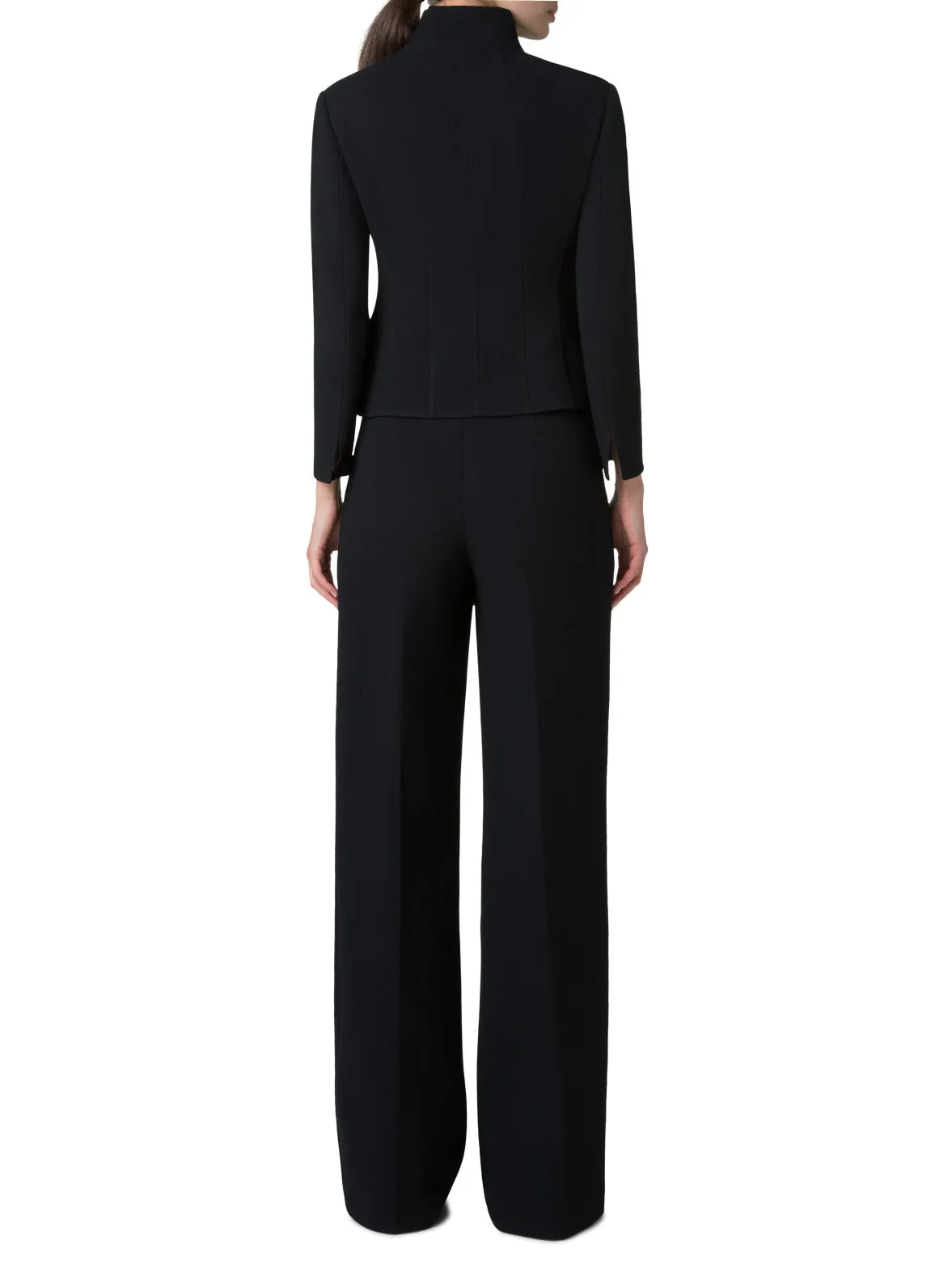 Short Jacket in Wool Double-Face