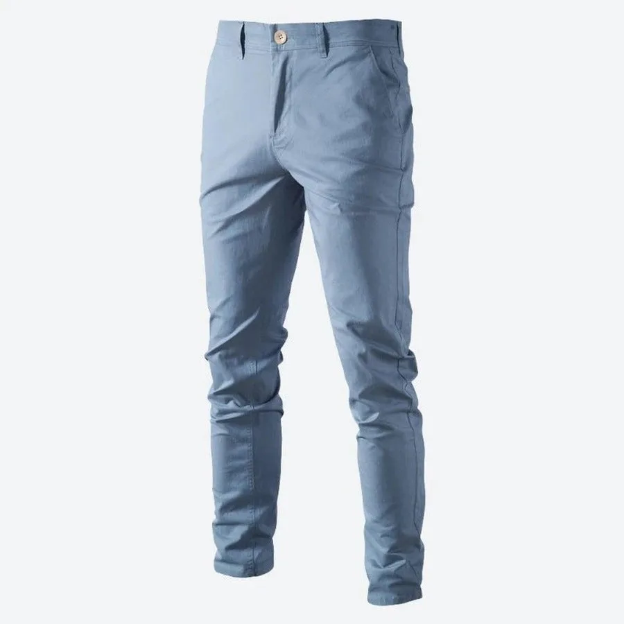 Slim Fit Soft Casual Chino Pants