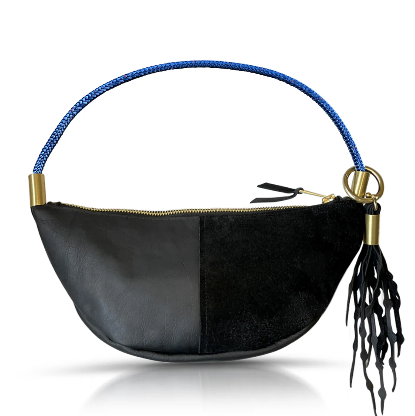Sling Bag in Black Leather