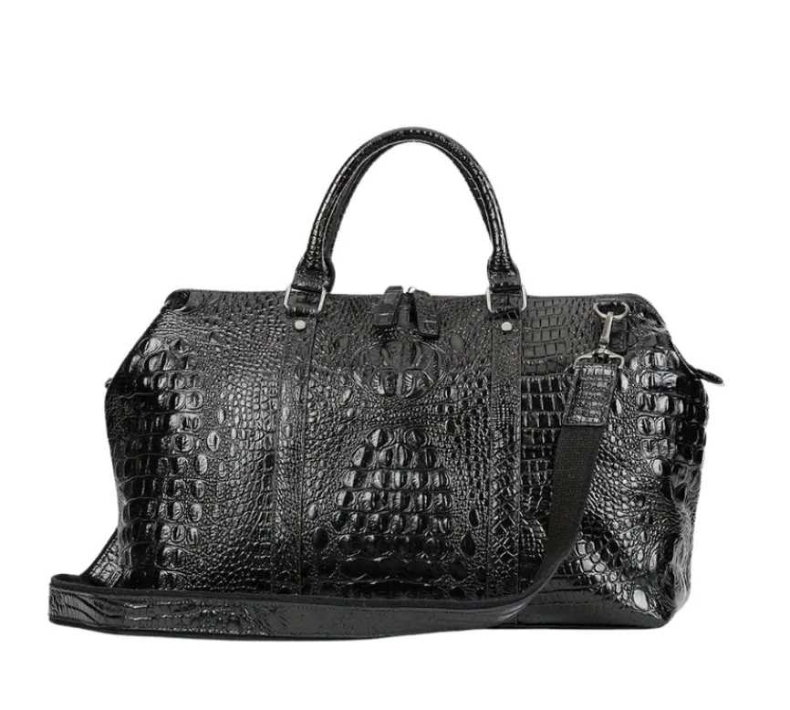 Sophisticated Crocodile-Travel Bag