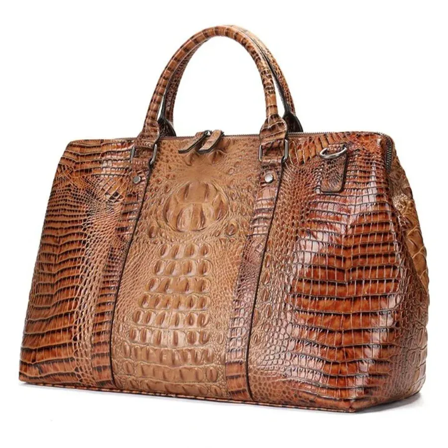 Sophisticated Crocodile-Travel Bag