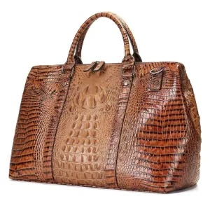 Sophisticated Crocodile-Travel Bag