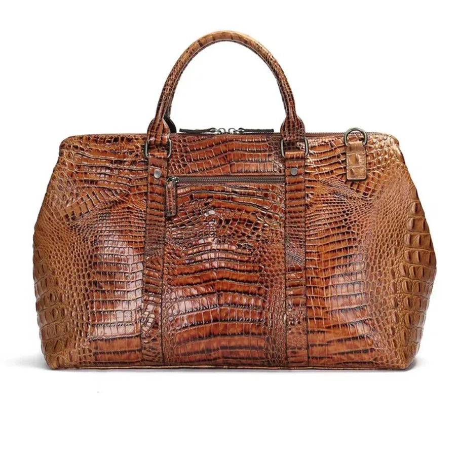 Sophisticated Crocodile-Travel Bag