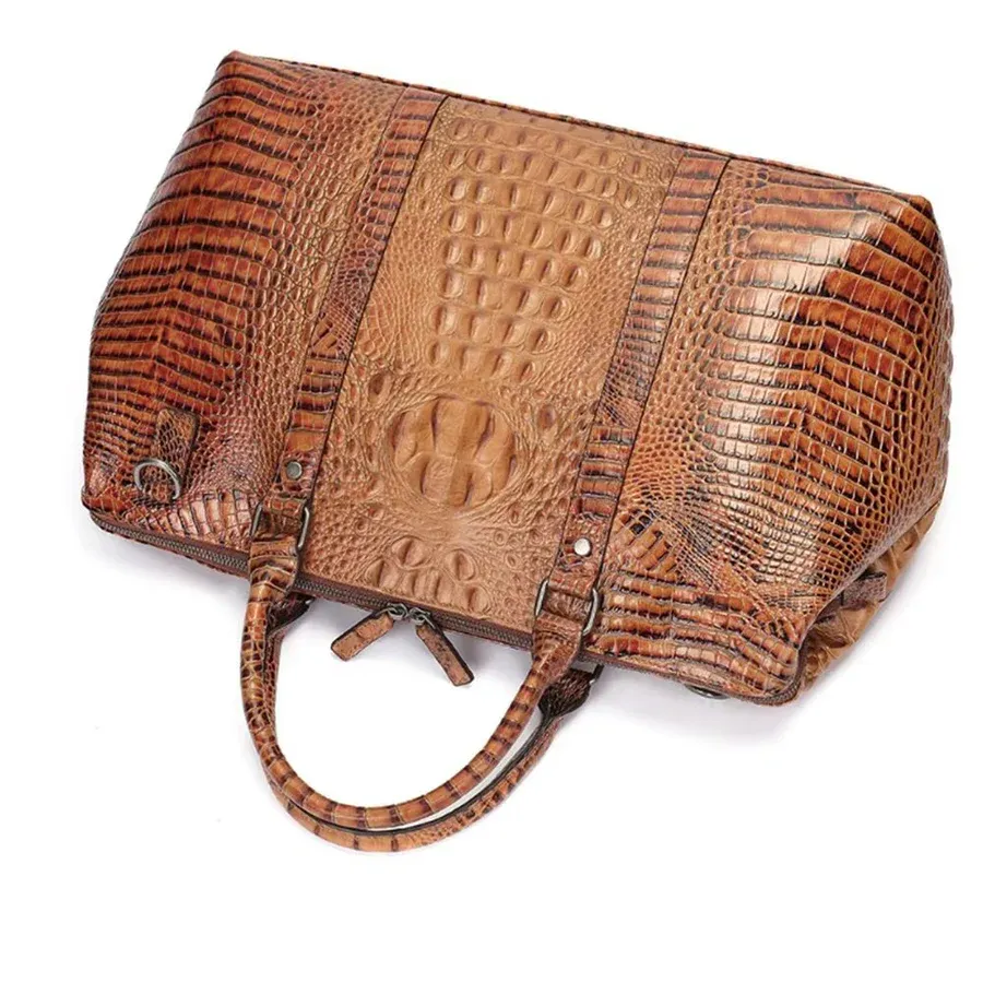 Sophisticated Crocodile-Travel Bag