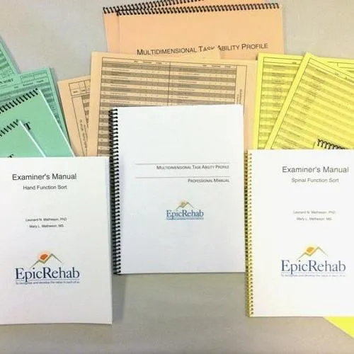 Sorts Package - Self-Report of Functional Ability Kit