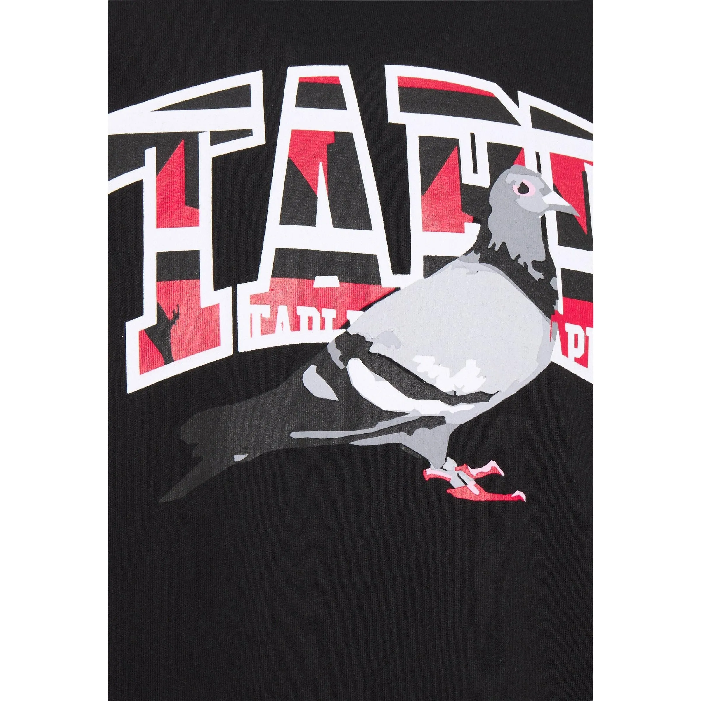 Staple Men Collegiate Pigeon Tee Black 2104C10446Z-BLK