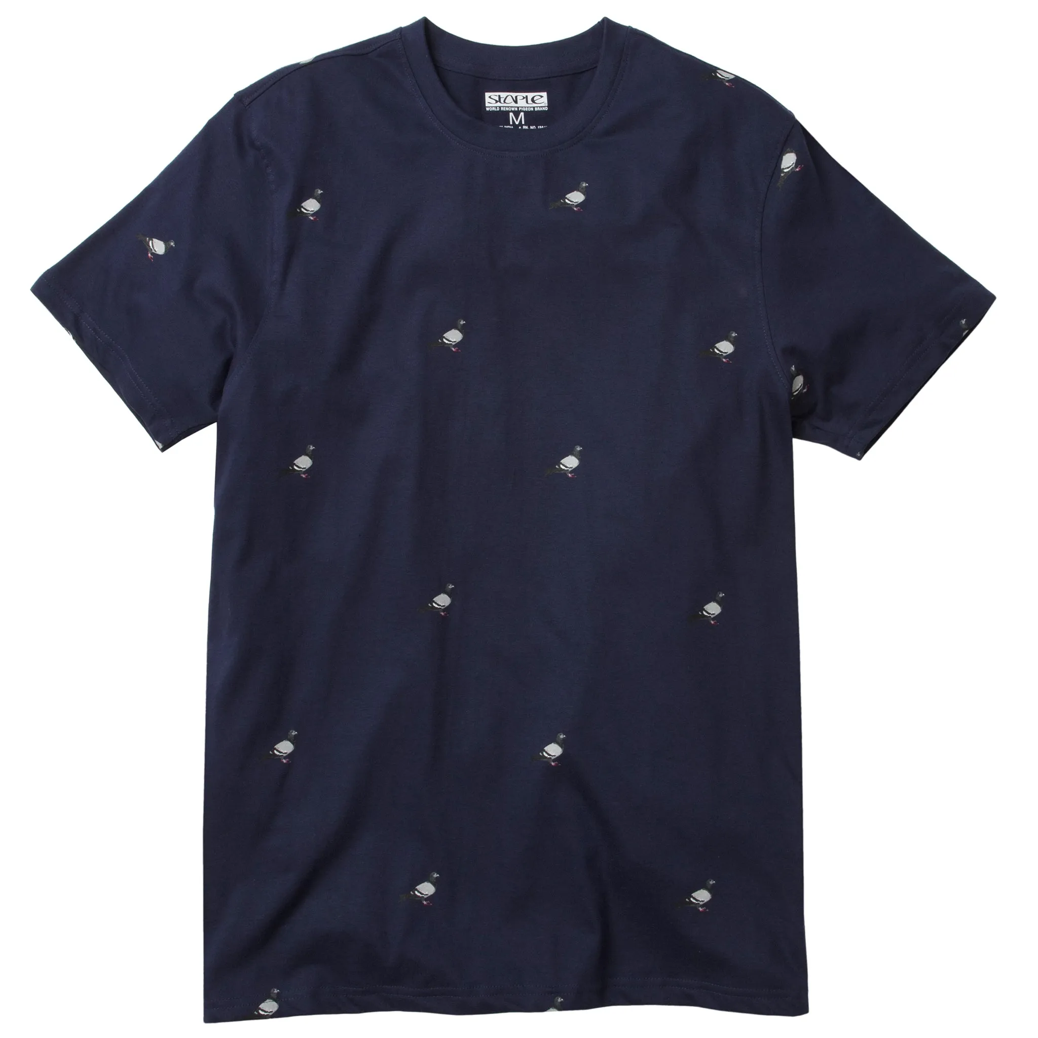 Staple Pigeon All Over Pigeon Tee (Navy)