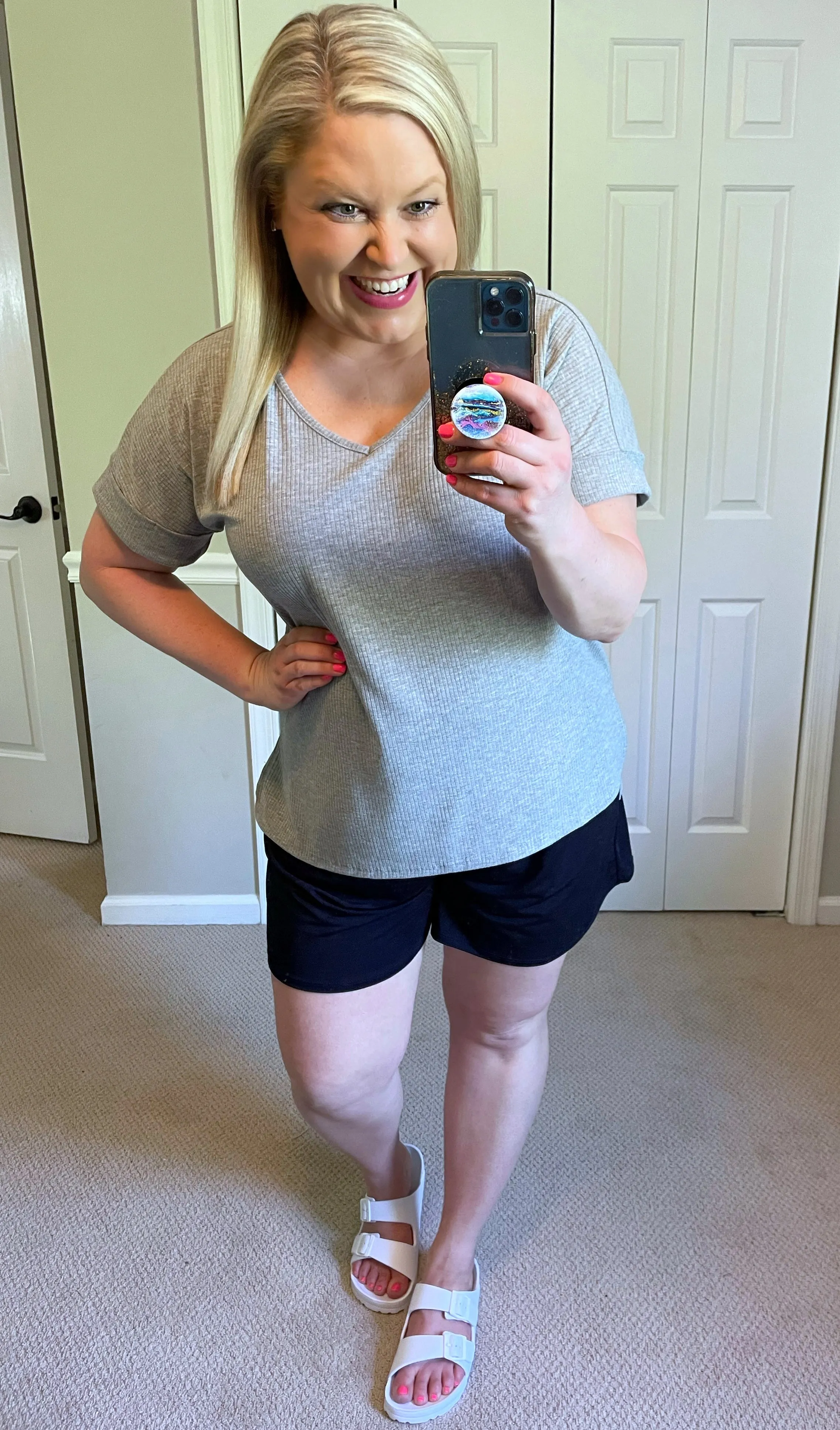 Staple Pull-On Shorts in Dark Navy