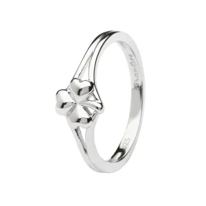 Sterling Silver Women's Shamrock Ring LS-SL107