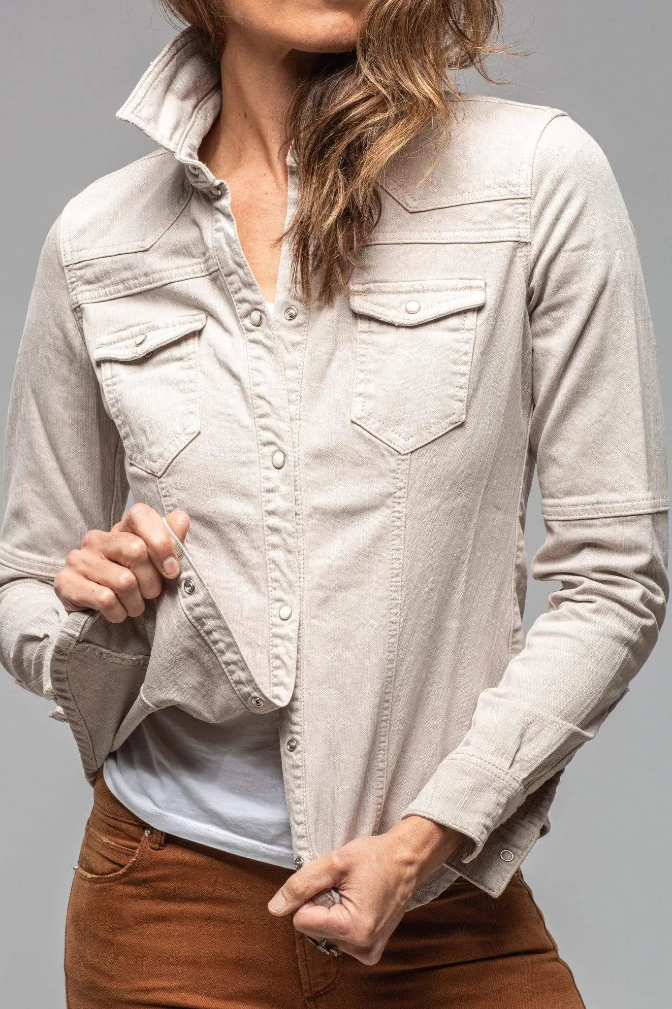 Sweetwater Stone Wash Denim Shirt In Sasso