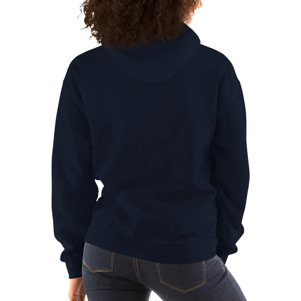 Swim Mom Retro Type Warp Pullover Hoodie
