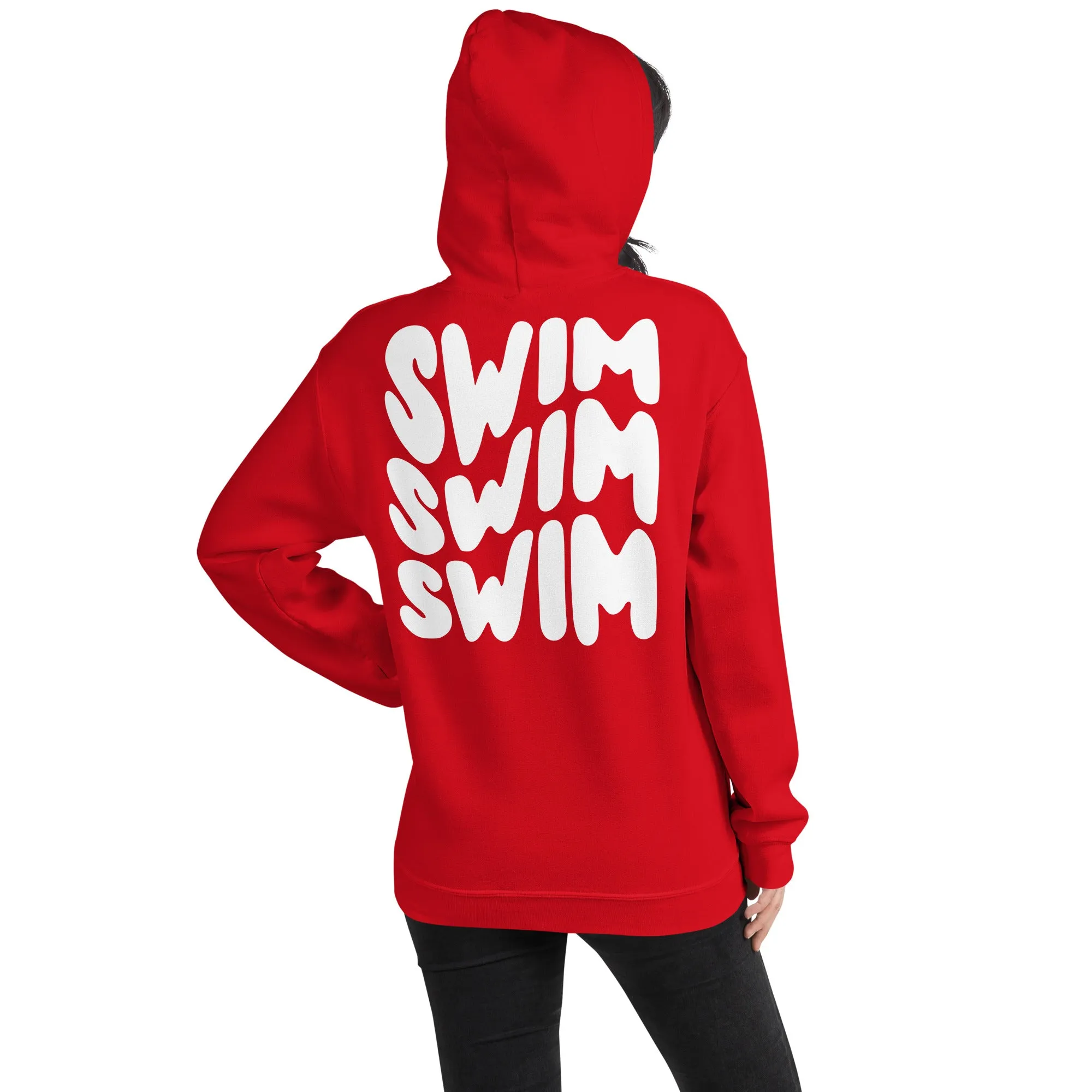 Swim Warp Type Unisex Swimmers Pullover Hoodie