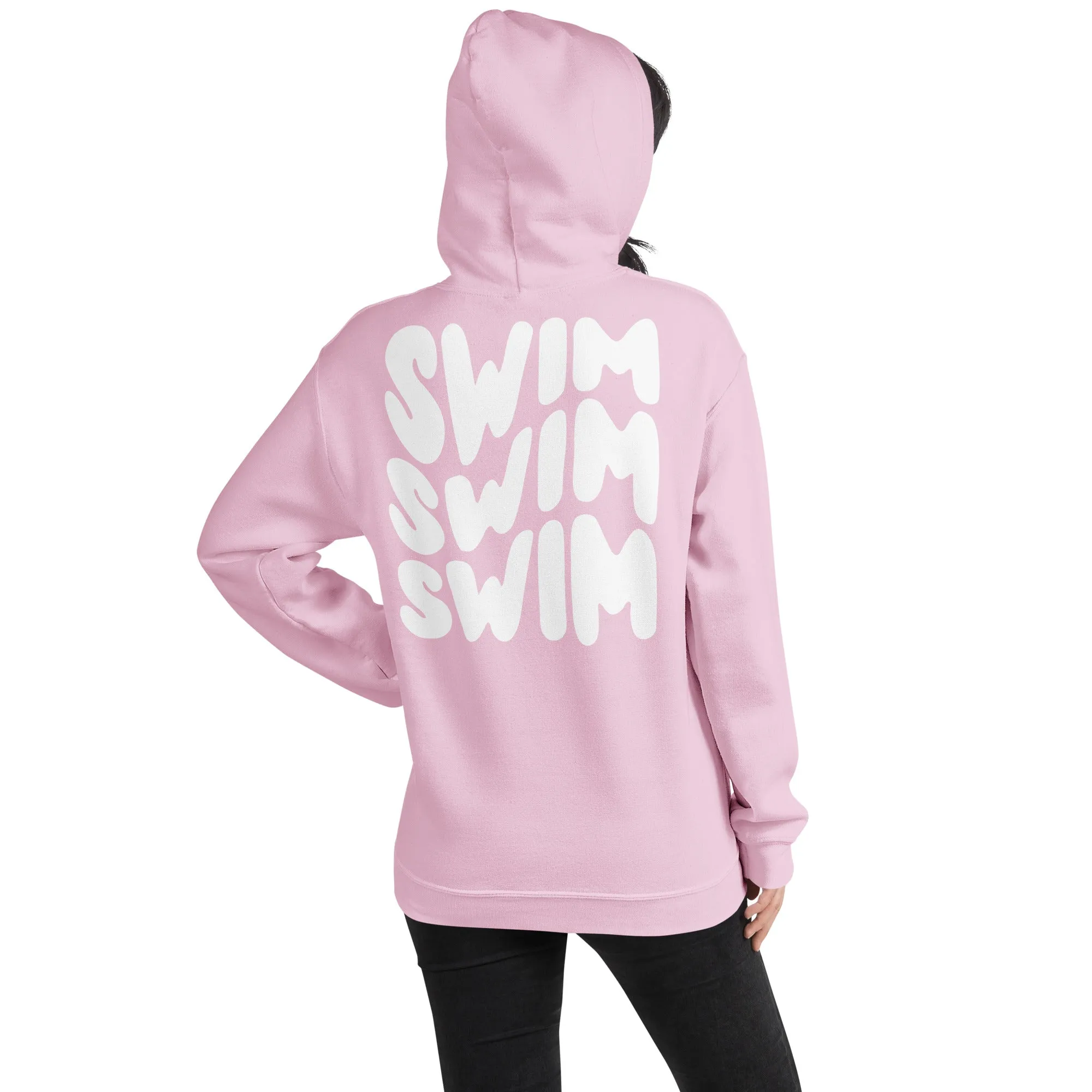 Swim Warp Type Unisex Swimmers Pullover Hoodie