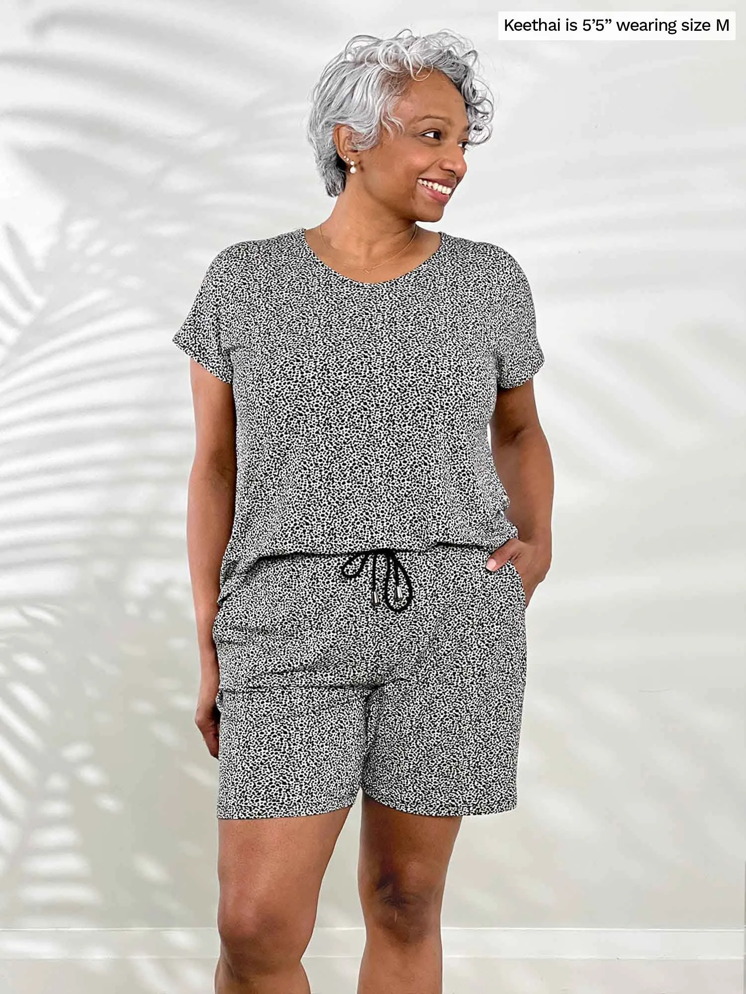 Tanya short sleeve open-back romper - FINAL SALE