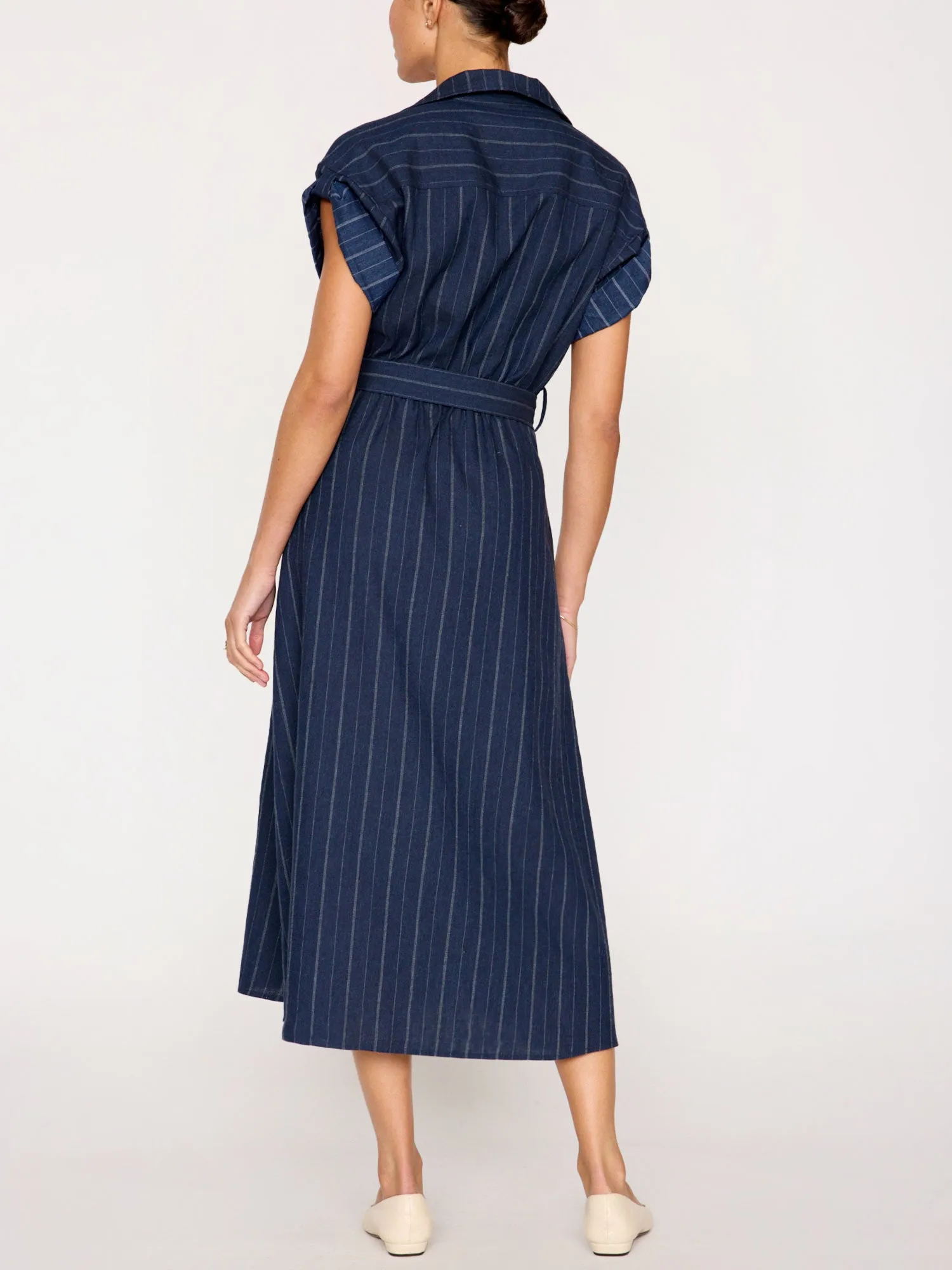 The Fia Belted Stripe Dress