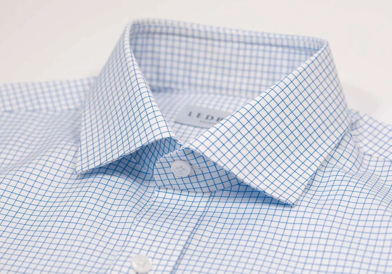 The Light Blue Monty Check Custom Shirt