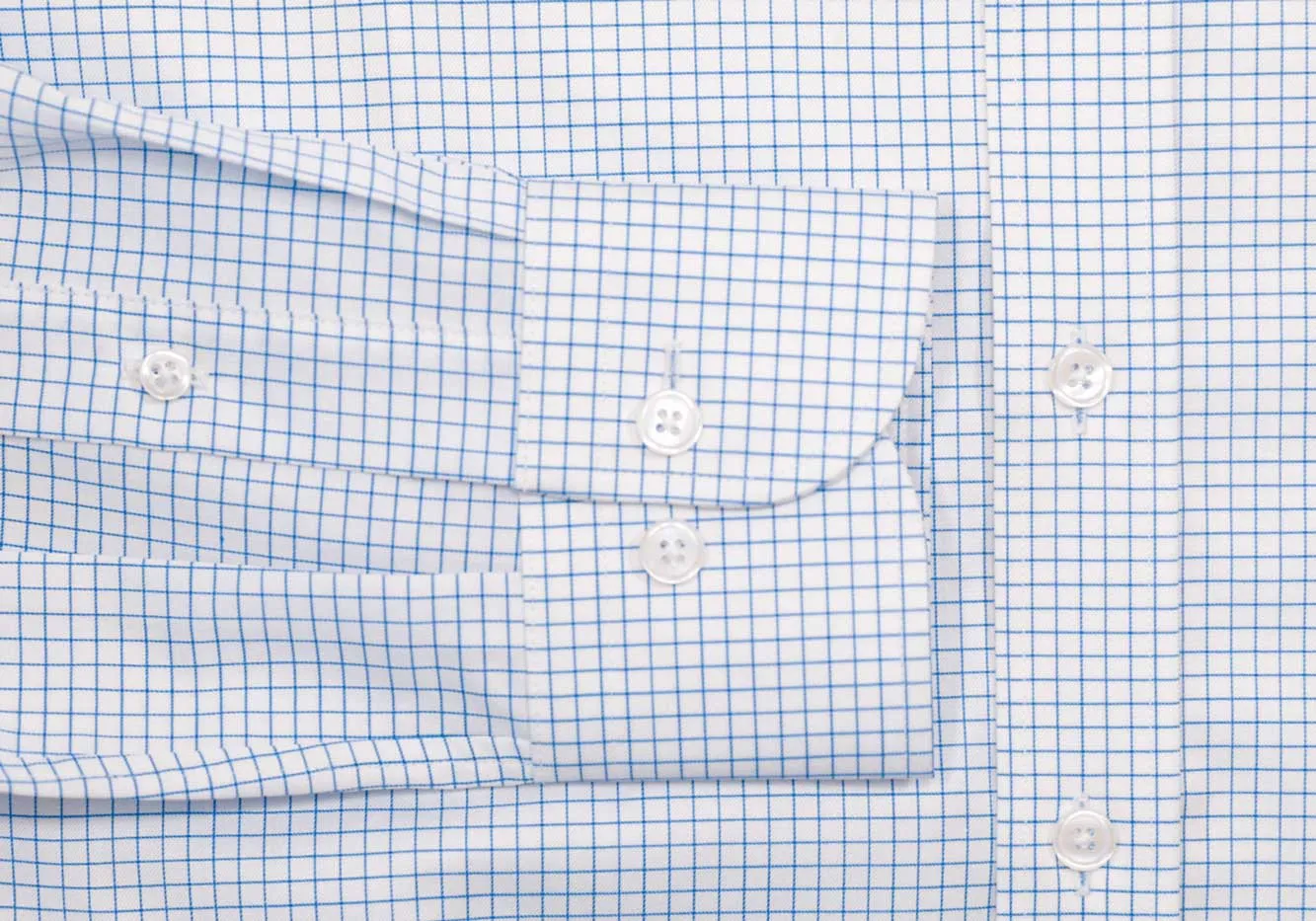 The Light Blue Monty Check Custom Shirt