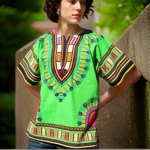 Traditional Unisex Dashiki Shirts (Small Sizes)
