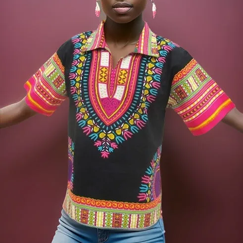 Traditional Unisex Dashiki Shirts (Small Sizes)
