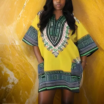 Traditional Unisex Dashiki Shirts (Small Sizes)