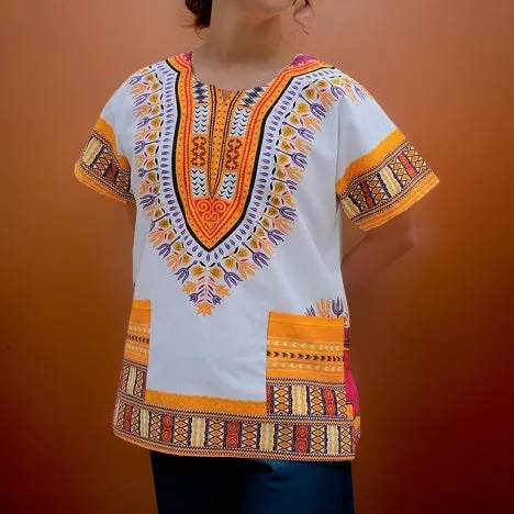 Traditional Unisex Dashiki Shirts (XSmall Sizes)