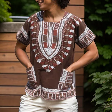Traditional Unisex Dashiki Shirts (XSmall Sizes)