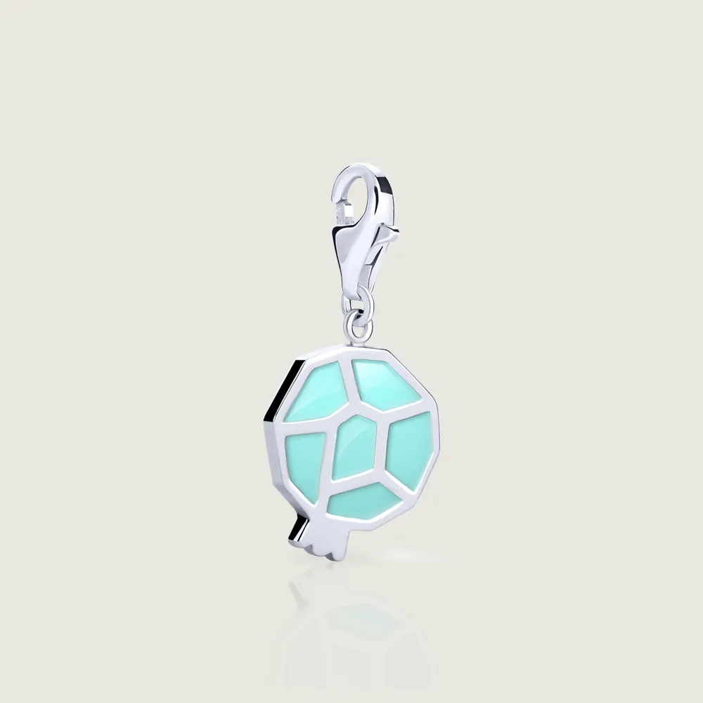 Turquoise Pomegranate Dangle Charm