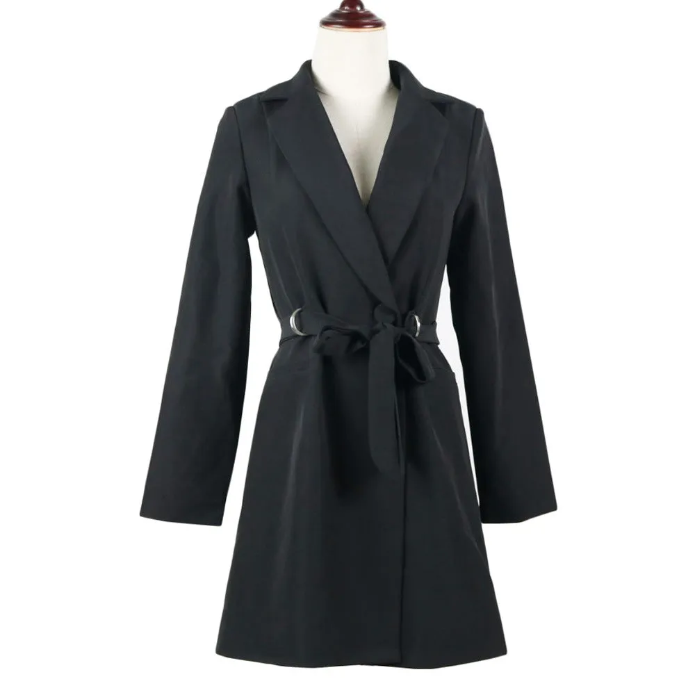 V-neck long-sleeved fashion dress jacket
