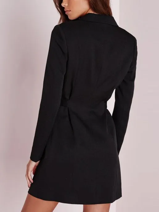 V-neck long-sleeved fashion dress jacket