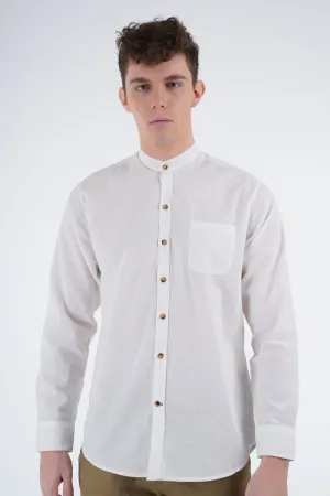White Grandad Shirt