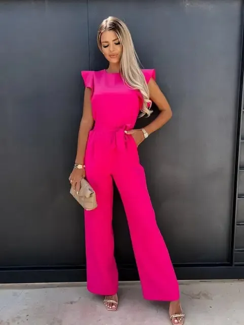 Wolffmode Ärmelloser Jumpsuit: Trendig und vielseitig