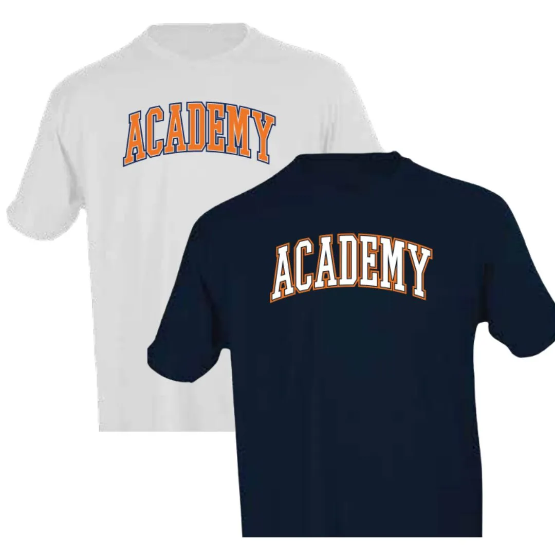 Youth Academy Arched T-Shirt - 2 colors
